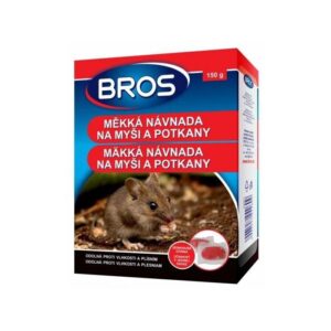 BROS Mäkká návnada proti hlodavcom 150g